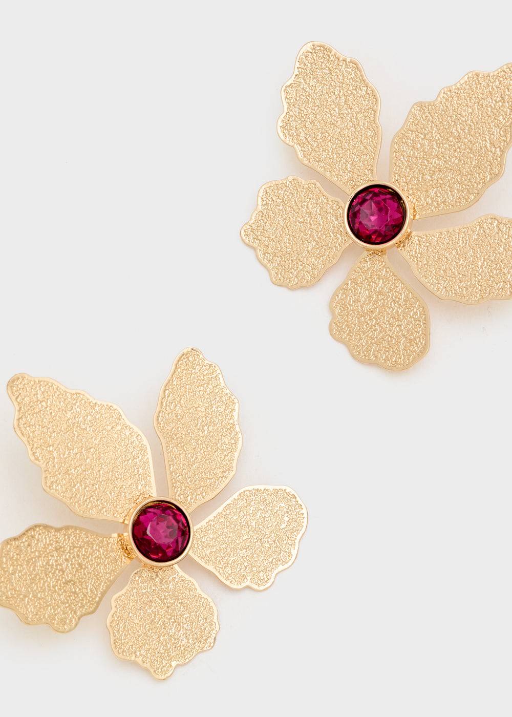Nalí NICOLE FLOWER EARRINGS W/ STONE + COLORS Offerte