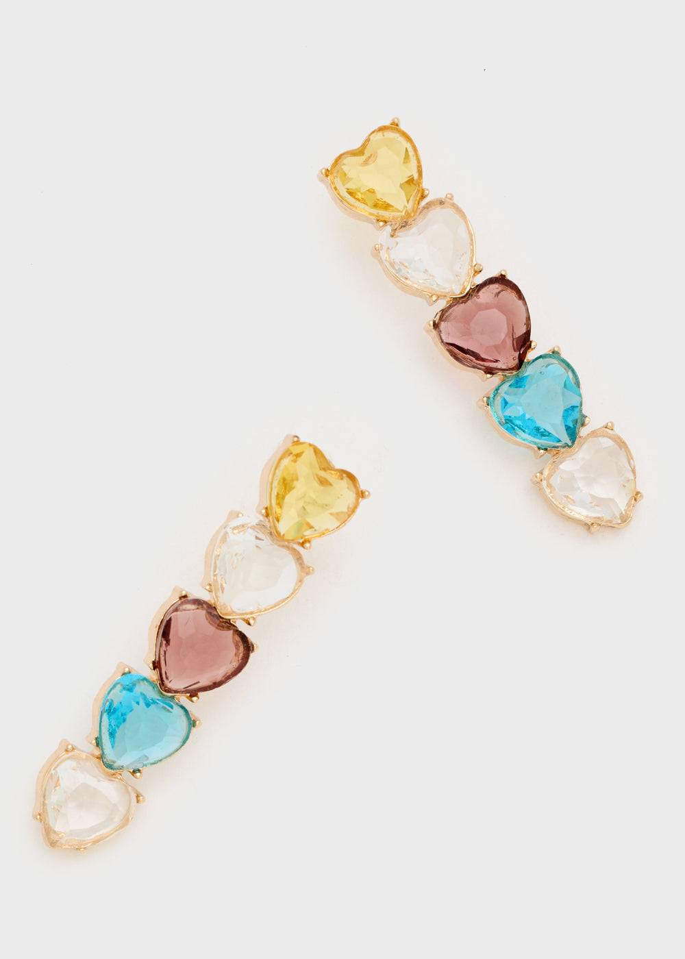 Nalí HEAR EARRINGS W/ STONES + COLORS I Più Venduti