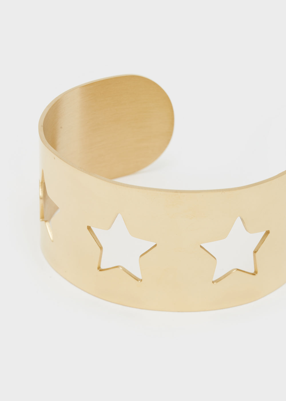 Nalí 14KT GOLD PLA. S. STEEL STAR BRACELET Spedizione Gratuita