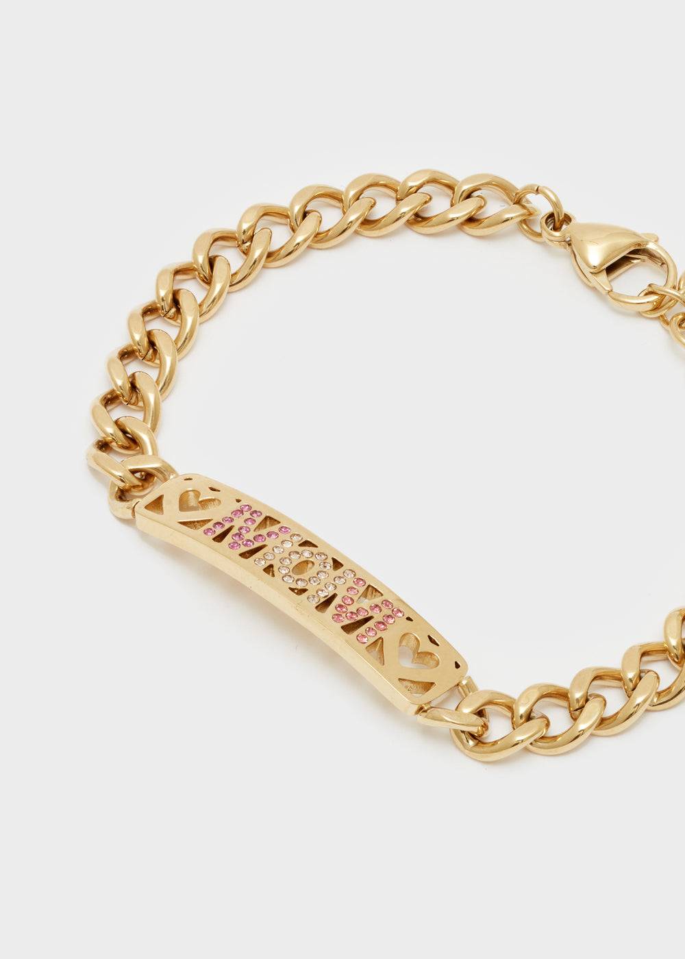 Nalí MOM S. STEEL BRACELET W/ STONES Sconto