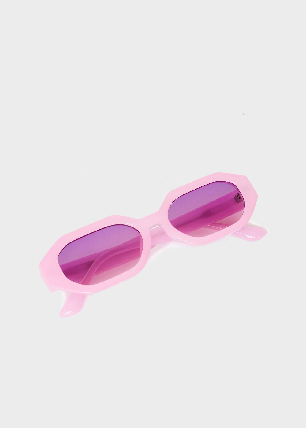 Nalí FLAVIA RECTANGULAR PINK SUNGLASSES Vendite Flash