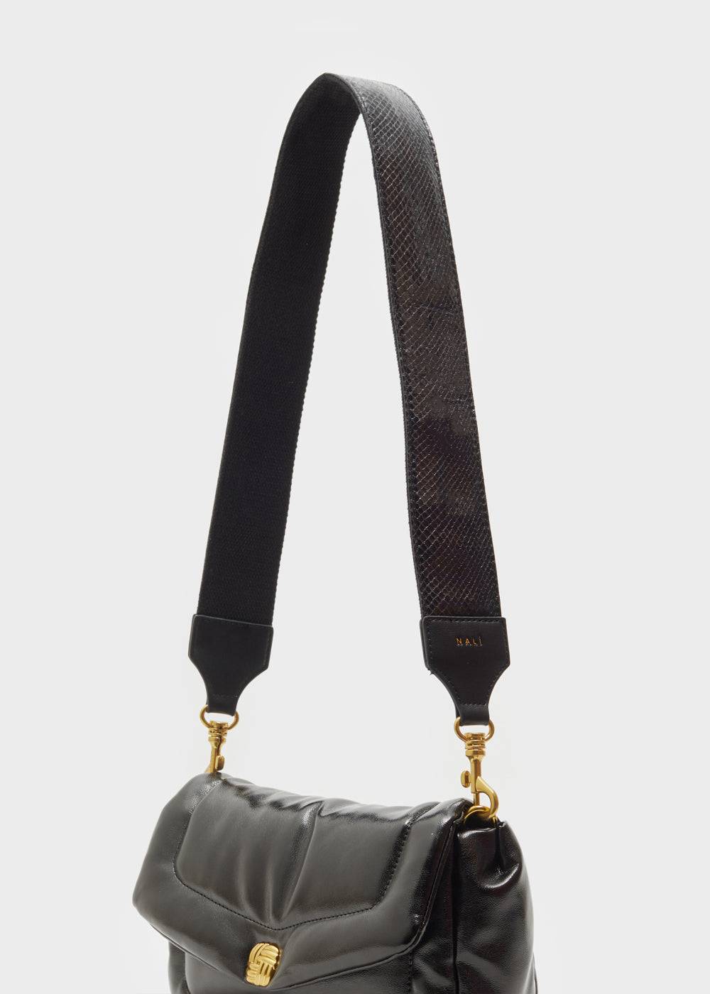 Nalí ADELINA STRAP W/ NERO SNAKE PRINT Italy