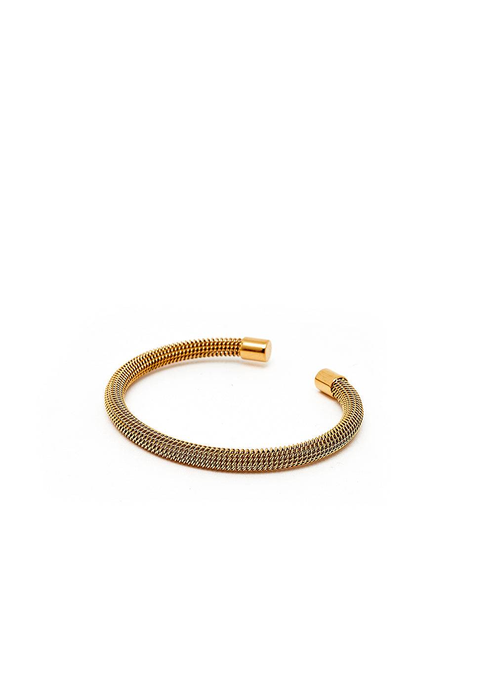 Nalí GOLD TUBULAR OPEN BANGLE Offerte