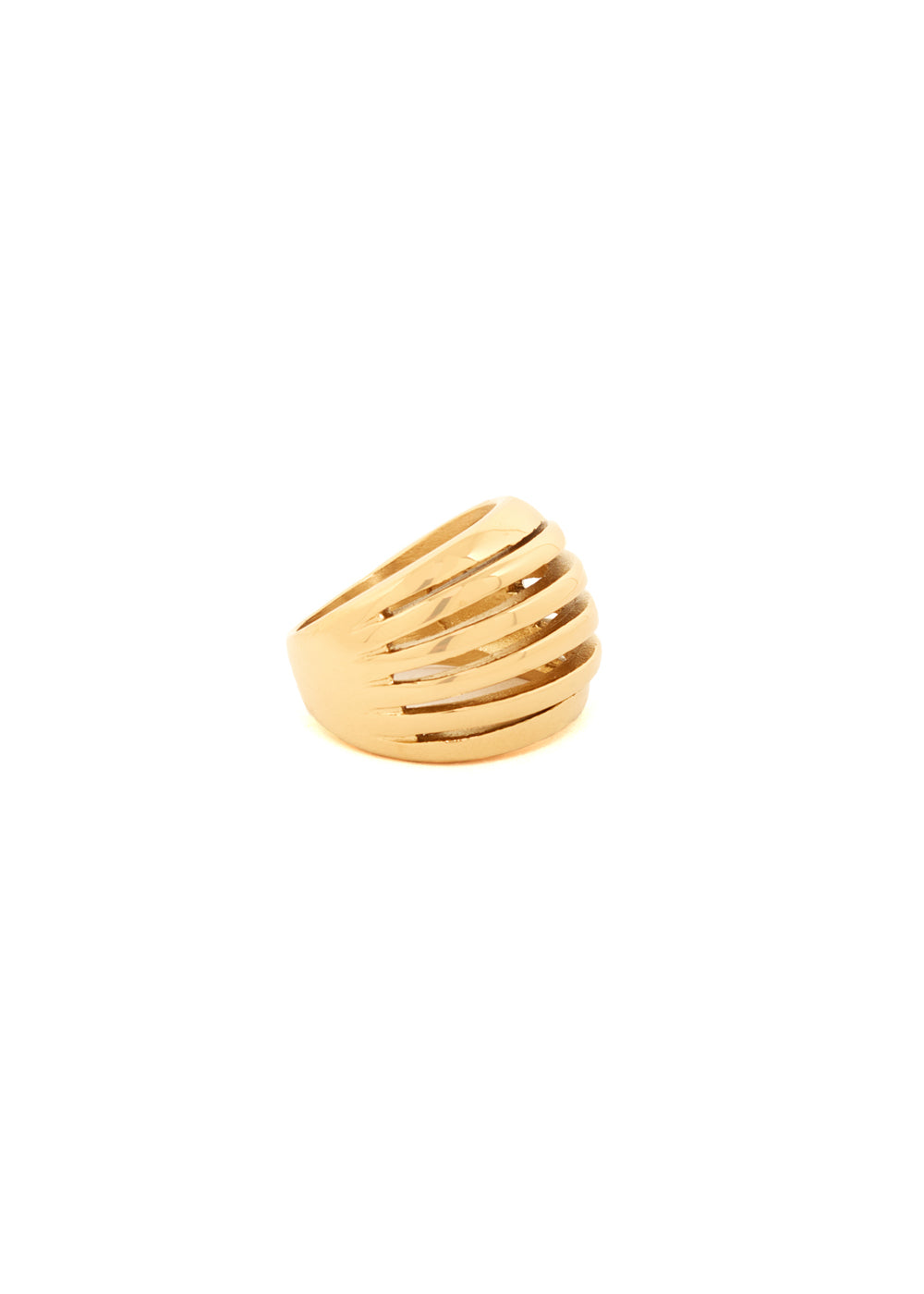 Nalí GOLD ROUNDED RING Vendita Economica