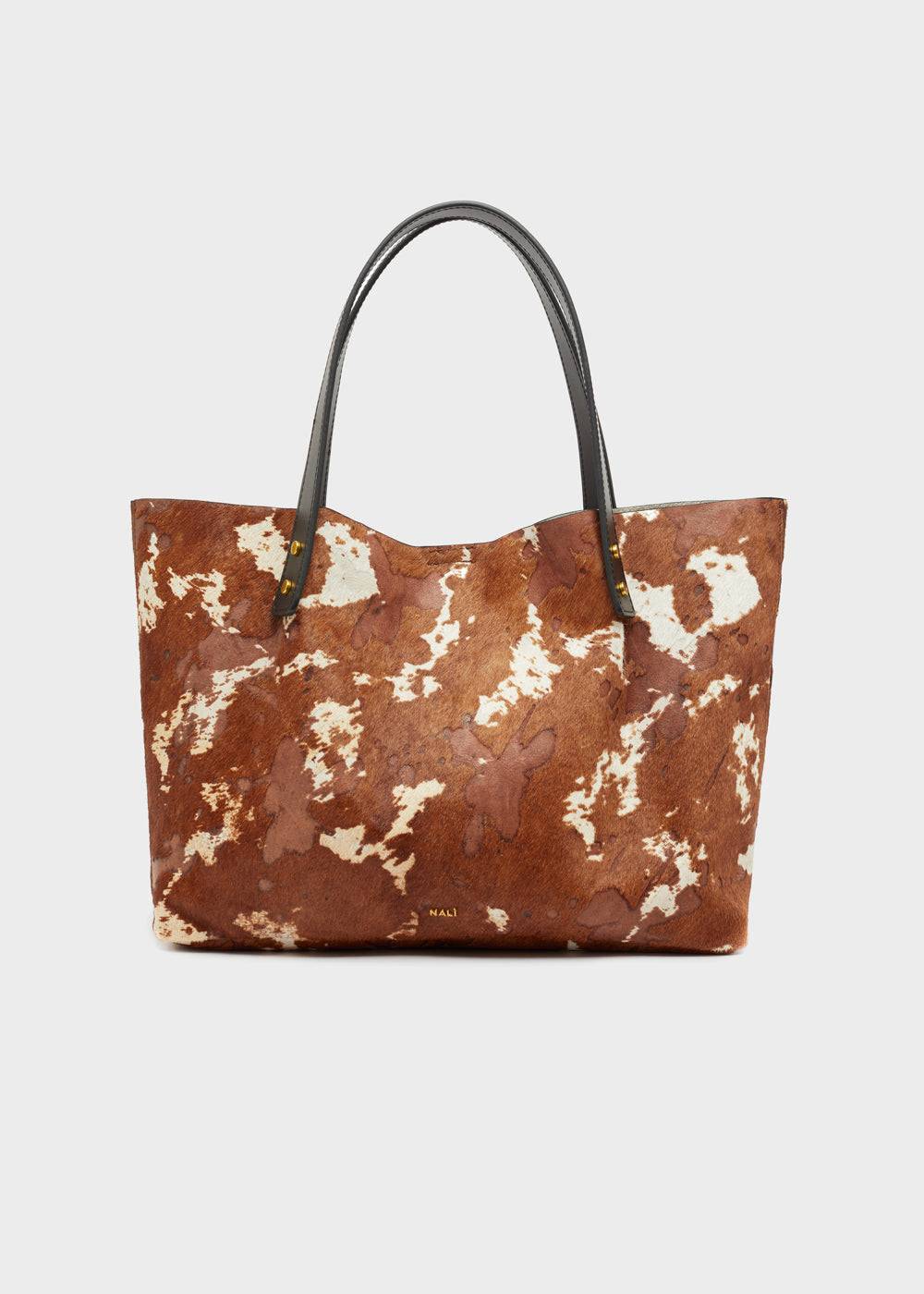 Nalí DESIRE TOTE BAG IN REAL LEATHER COW Spedizione Gratuita