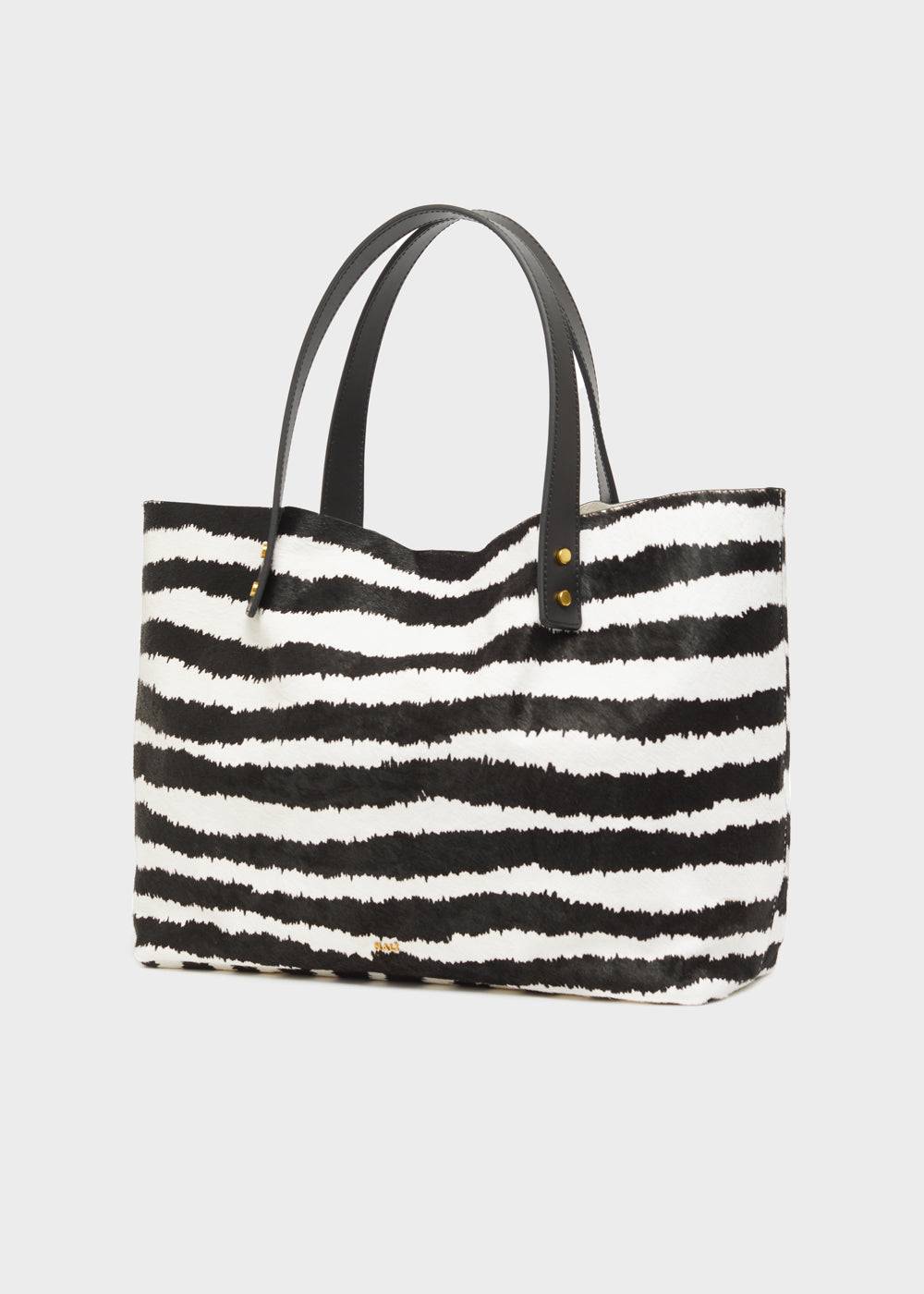 Nalí DESIRE TOTE BAG IN REAL LEATHER ZEBRA Pezzi Unici
