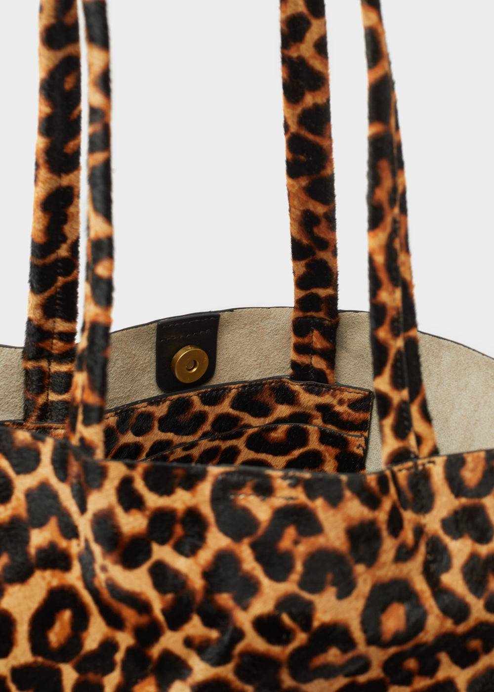 Nalí ELLA SHOULDER BAG IN REAL LEATHER ANIMALIER Qualità Garantita
