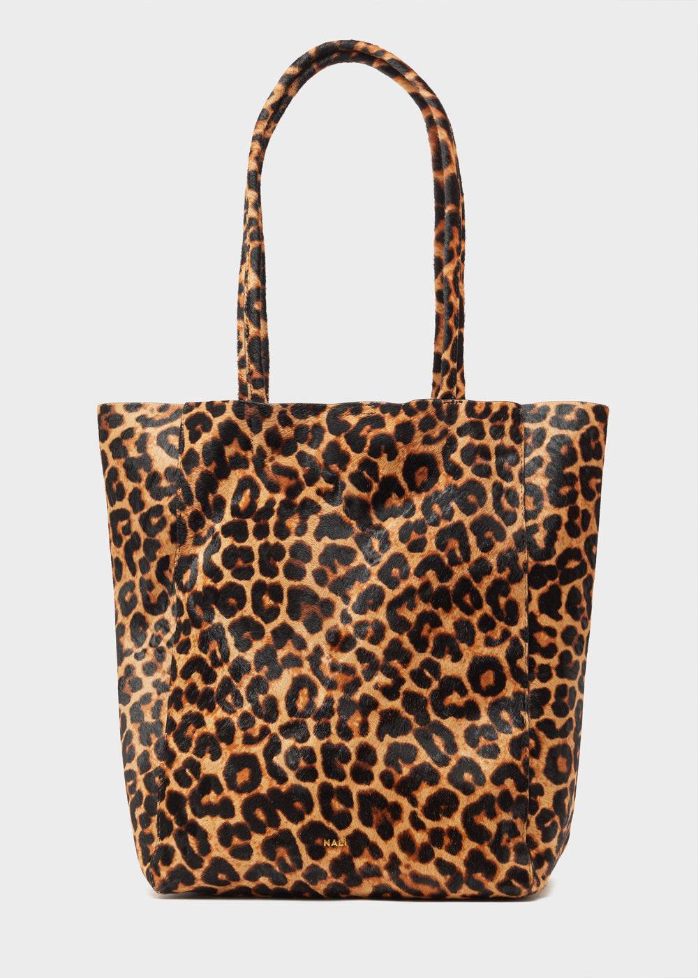 Nalí ELLA SHOULDER BAG IN REAL LEATHER ANIMALIER Qualità Garantita