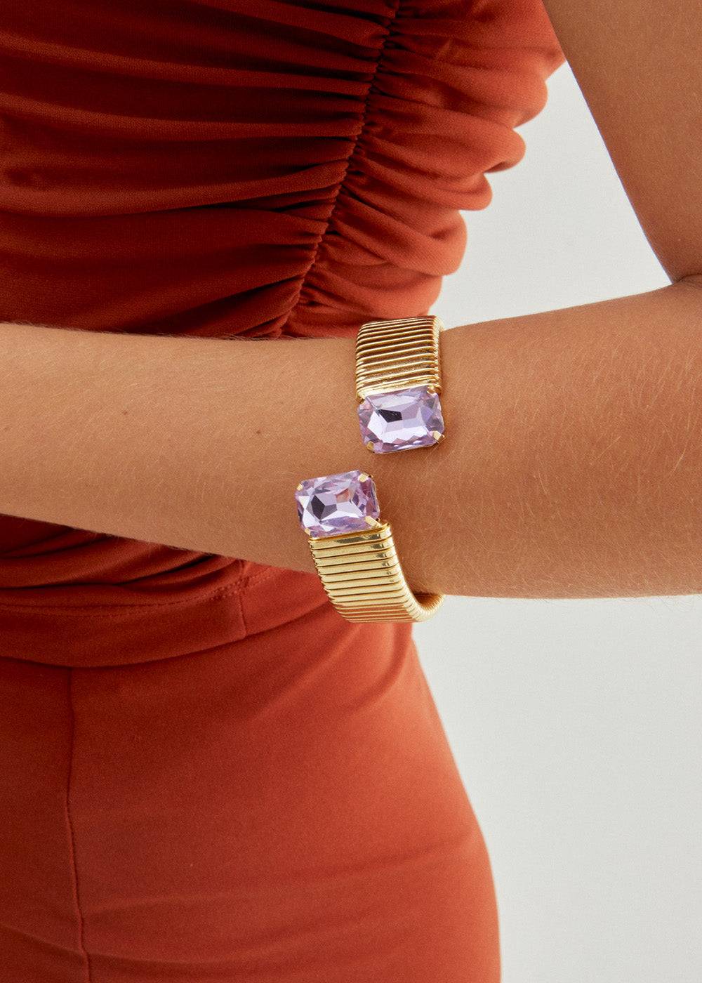 Nalí ATHENA GOLD BRACELET W/ STONES + COLORS Negozi Online