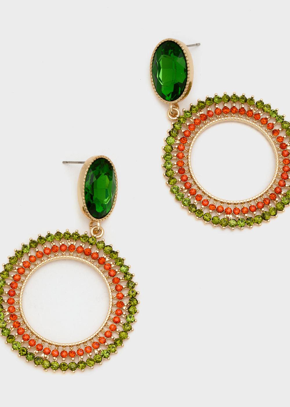 Nalí SILVY PENDANT EARRINGS W/ STONES + COLORS Consegna Veloce