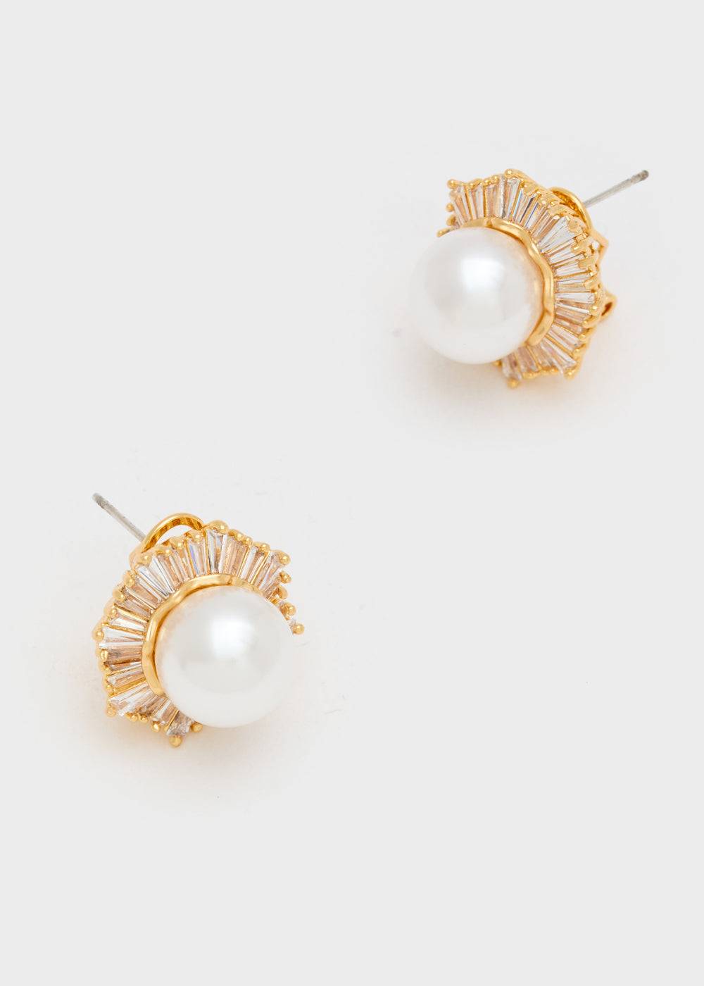 Nalí PATRIZIA CLIP+PIN EARRINGS W/ PEARL + COLORS Promozione Limitata