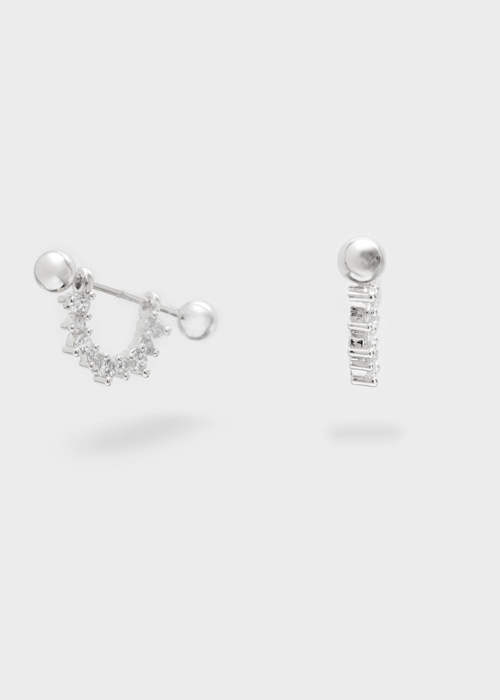 Nalí SIENNA LOBE EARRINGS W/ ZIRCONS + COLORS Affare Del Giorno