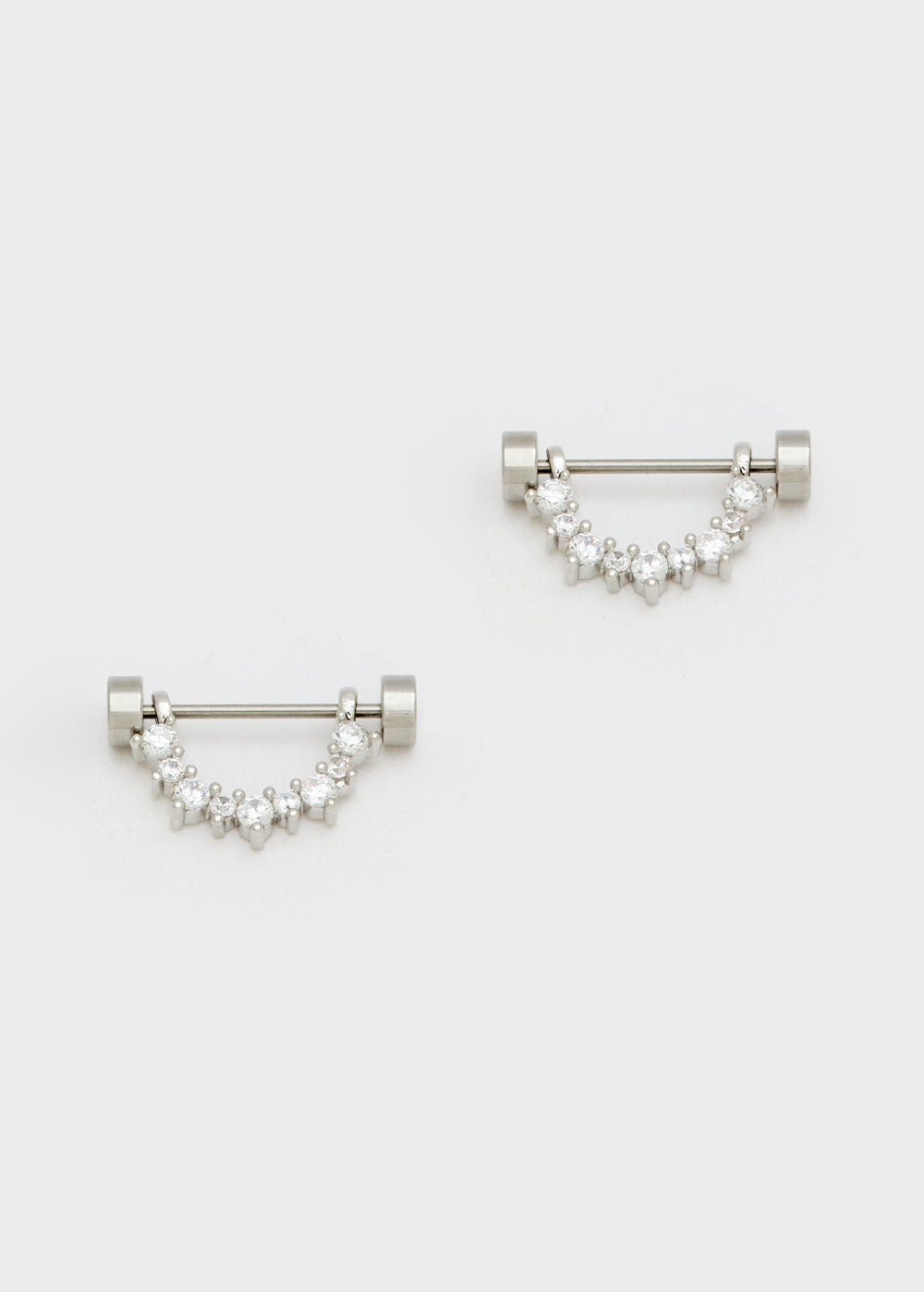 Nalí SIENNA LOBE EARRINGS W/ ZIRCONS + COLORS Affare Del Giorno