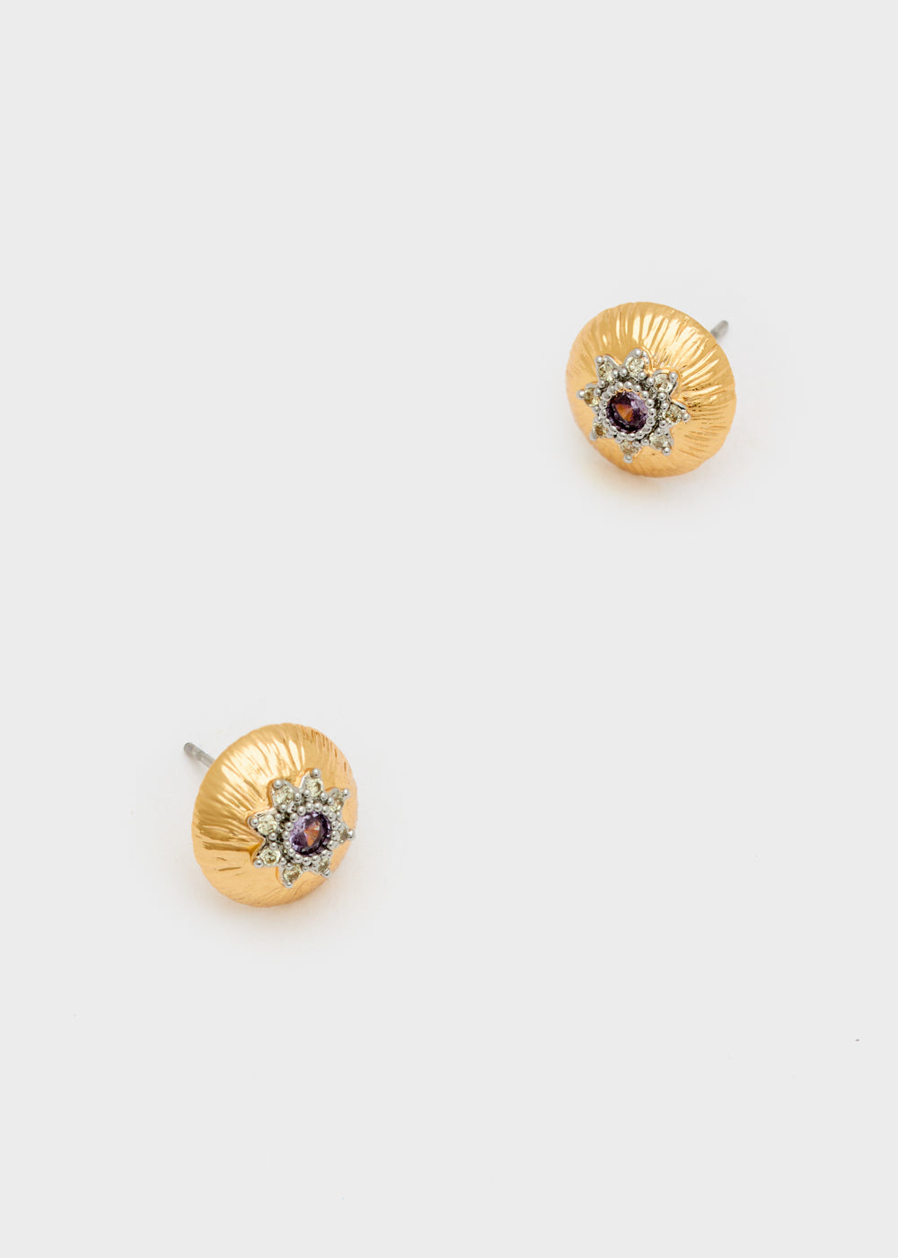 Nalí OLGA LOBE EARRINGS FUCHSIA ZIRCON + COLORS Sottocosto