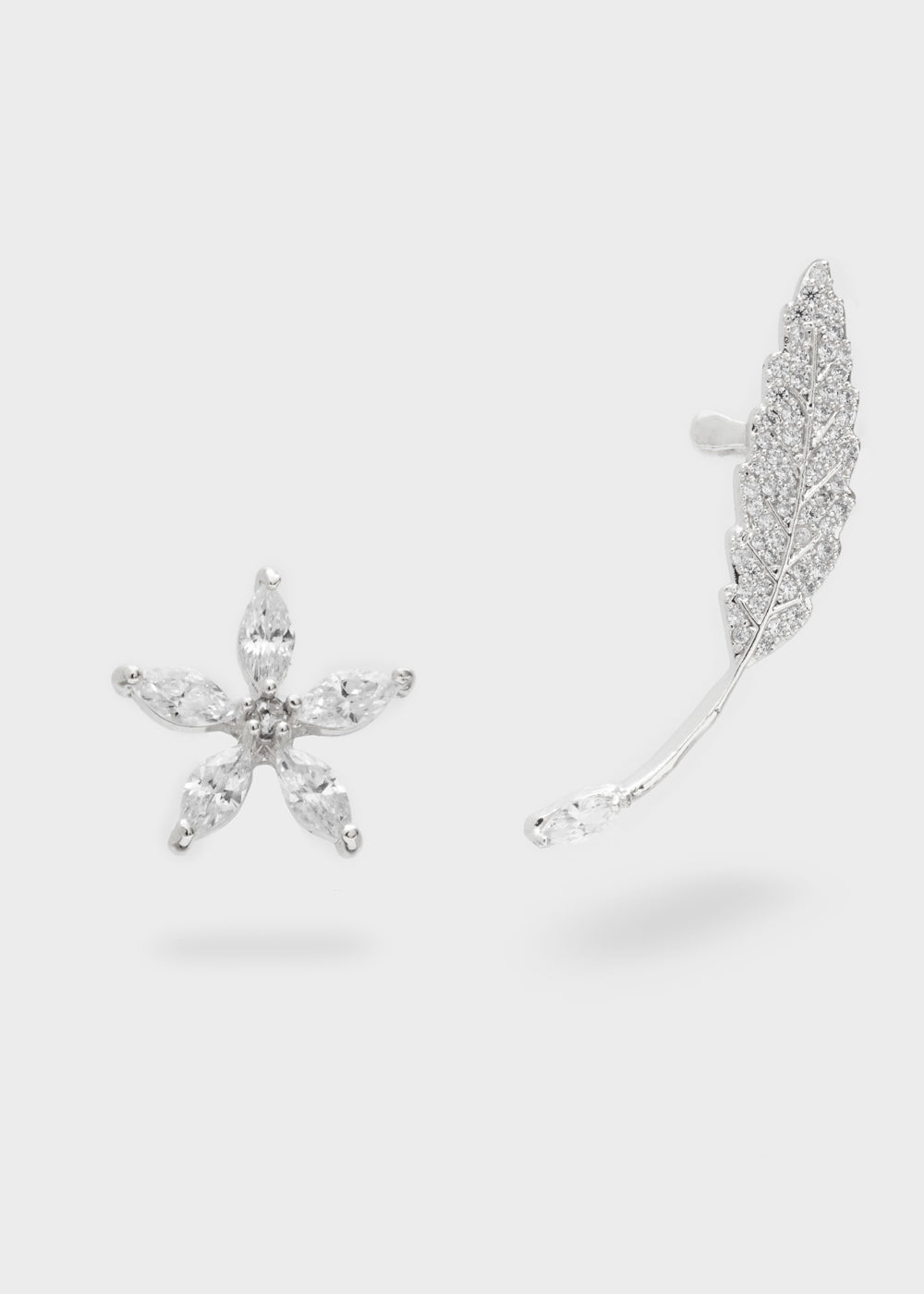 Nalí GOLD EARCUFF EARRINGS ARROW W/ STONES + COLORS Convenienza