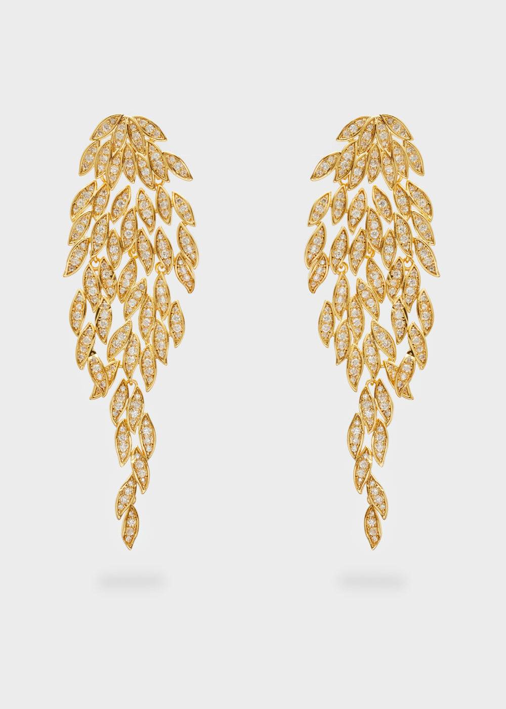 Nalí CASCADE EARRINGS WITH ZIRCONS + COLORS Presa