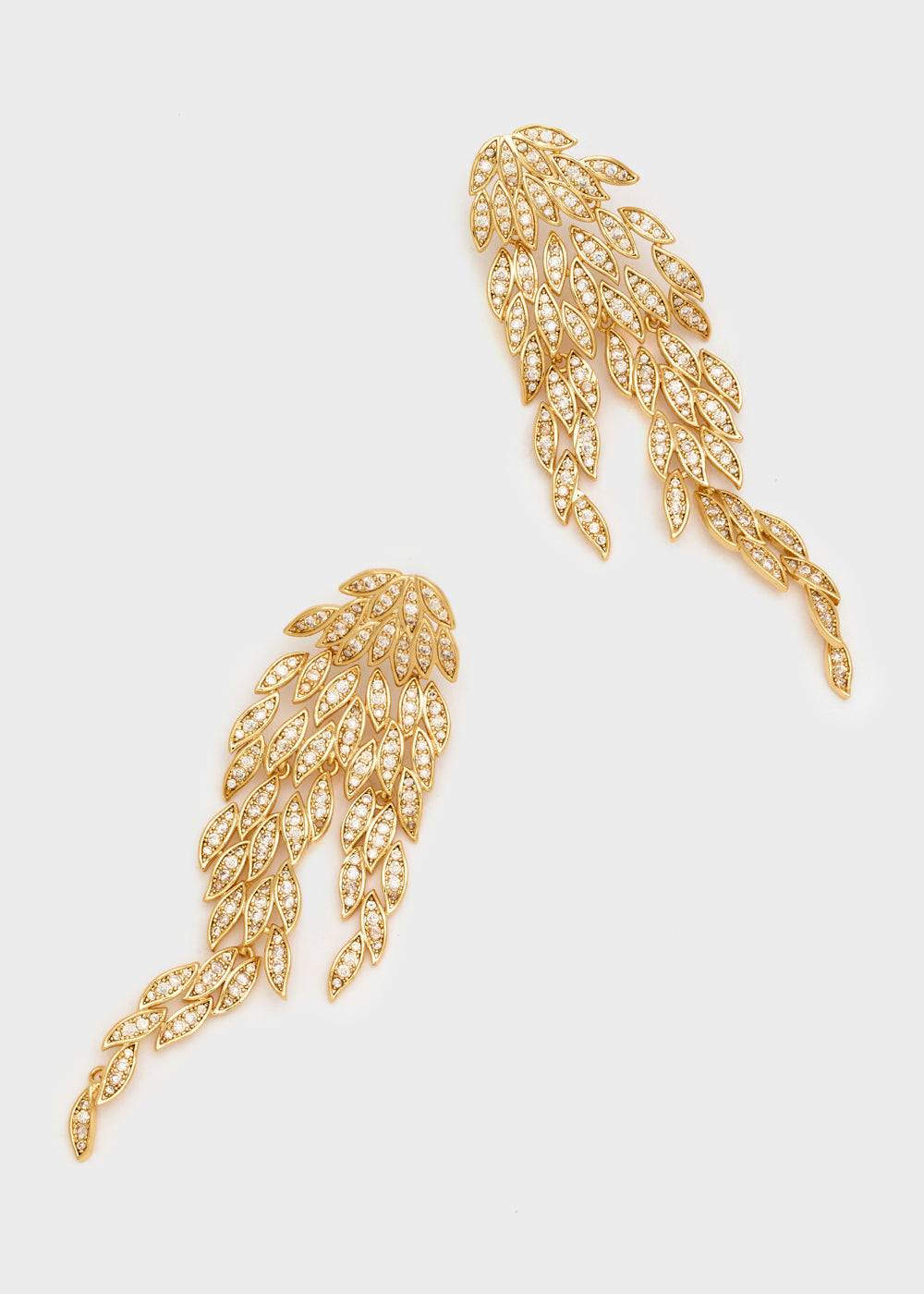 Nalí CASCADE EARRINGS WITH ZIRCONS + COLORS Presa