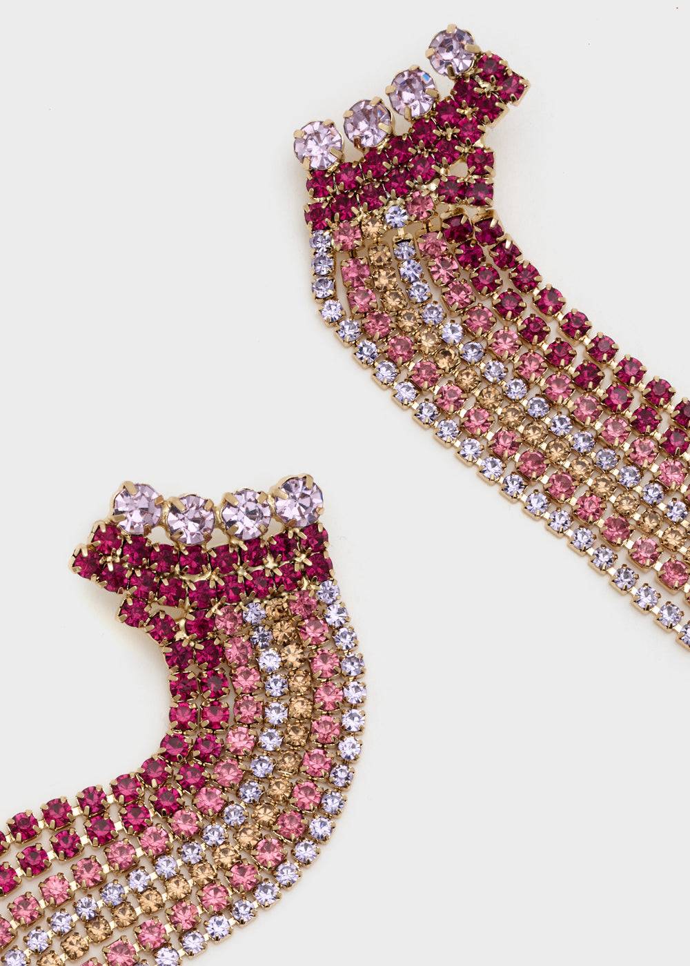 Nalí FESTA EARRINGS W/ STONES + COLORS In Vendita
