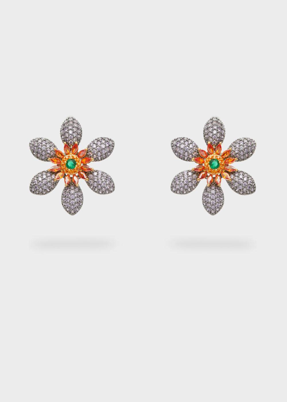 Nalí LEVYA LOBE EARRINGS W/ ZIRCONS + COLORS Hotsell