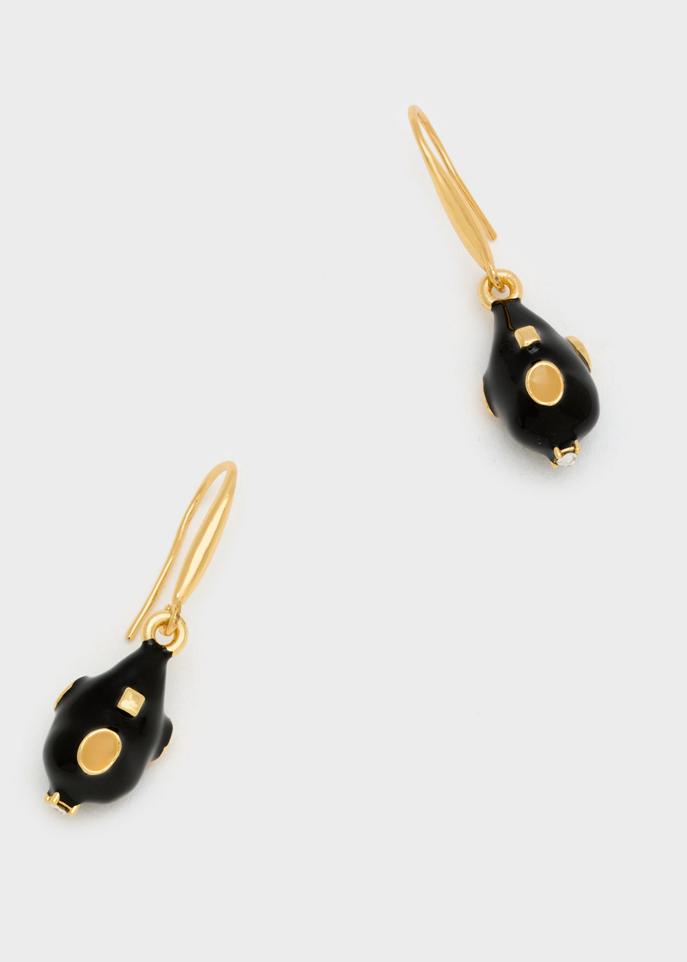 Nalí NIDIA EARRINGS W/ ENAMEL PENDANT+ COLORS Vendite Flash