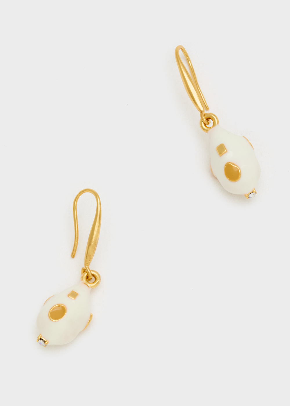 Nalí NIDIA EARRINGS W/ ENAMEL PENDANT+ COLORS Vendite Flash