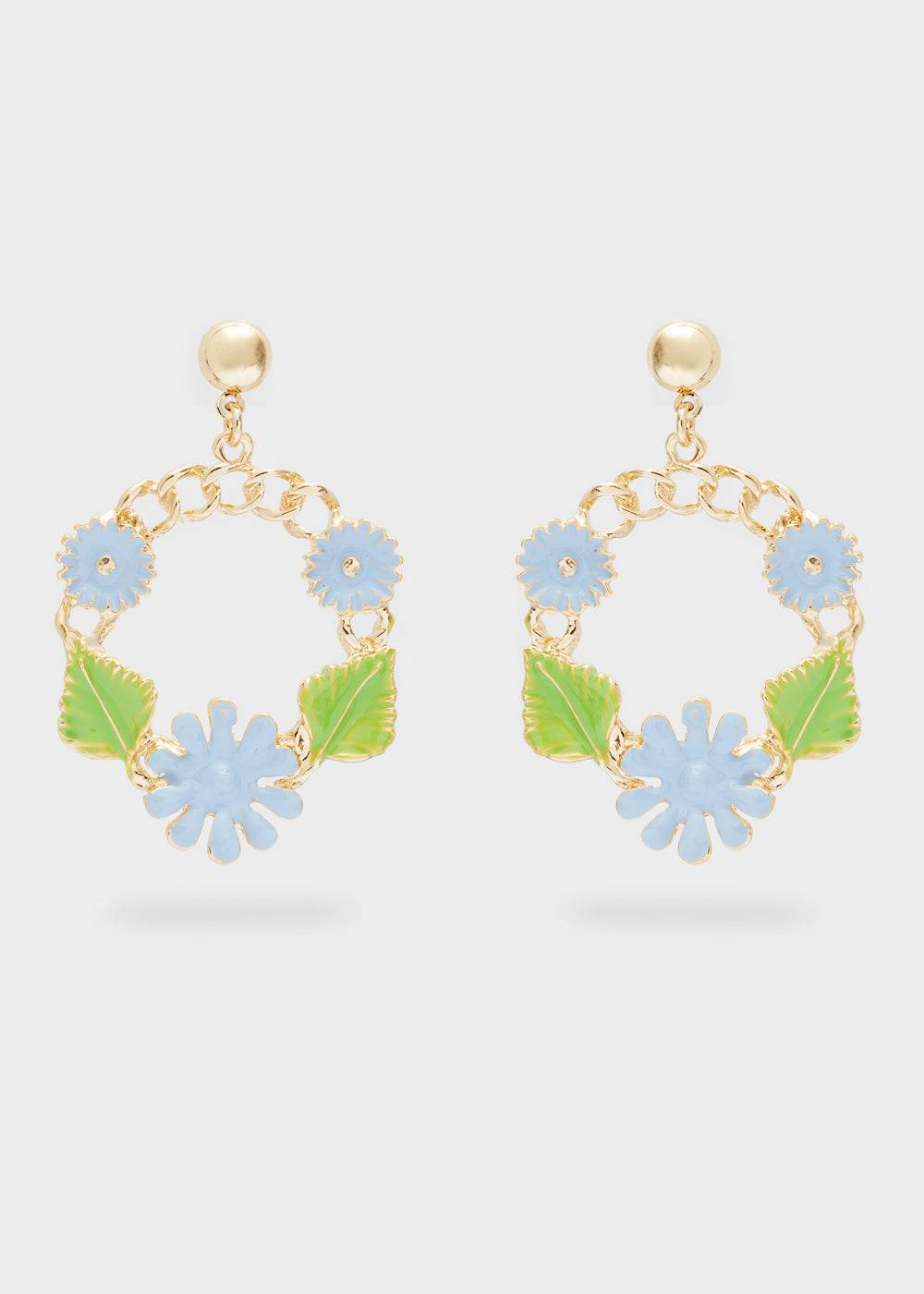 Nalí SPRING LONG EARRINGS FLOWERS + COLORS Moda