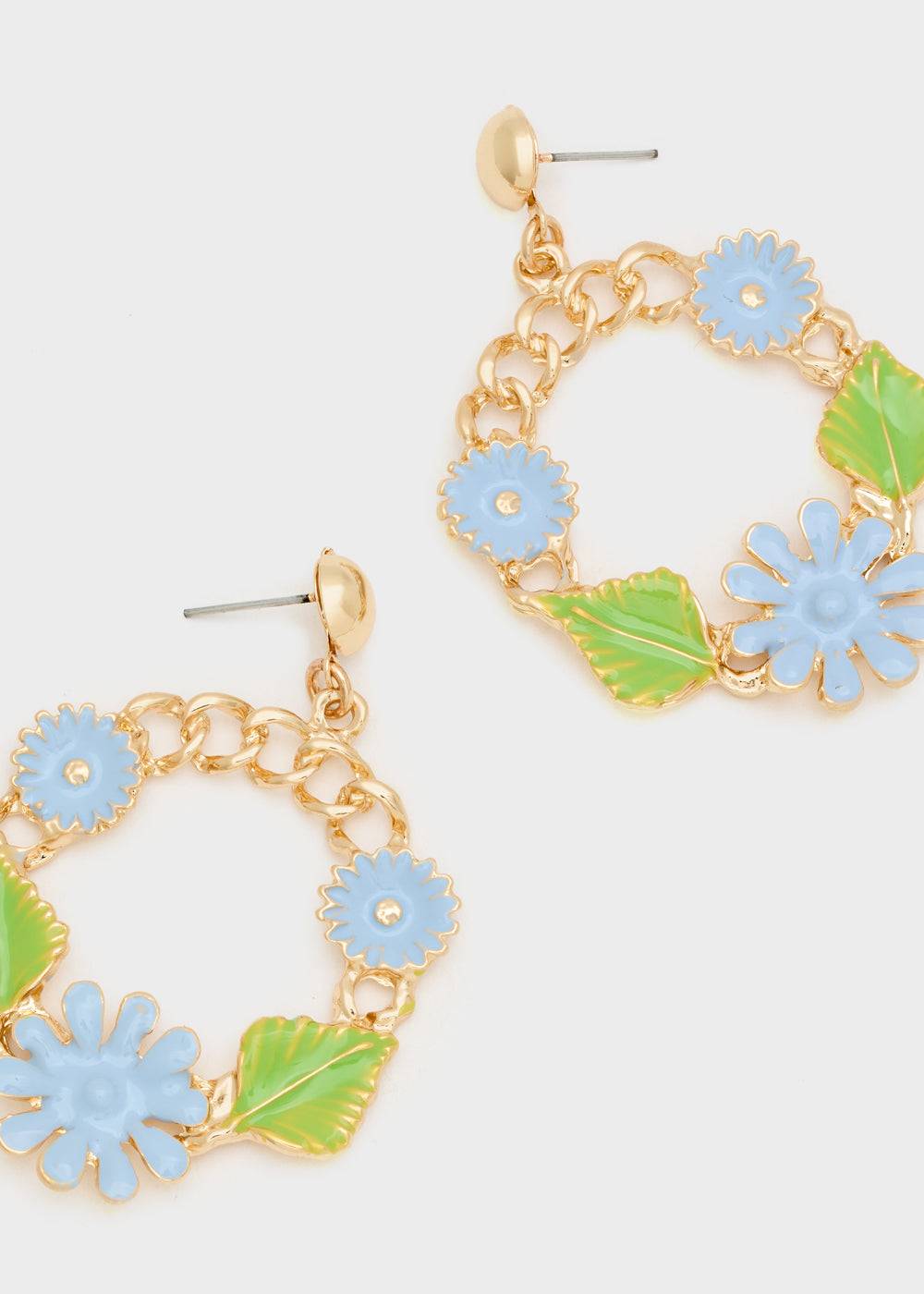Nalí SPRING LONG EARRINGS FLOWERS + COLORS Moda