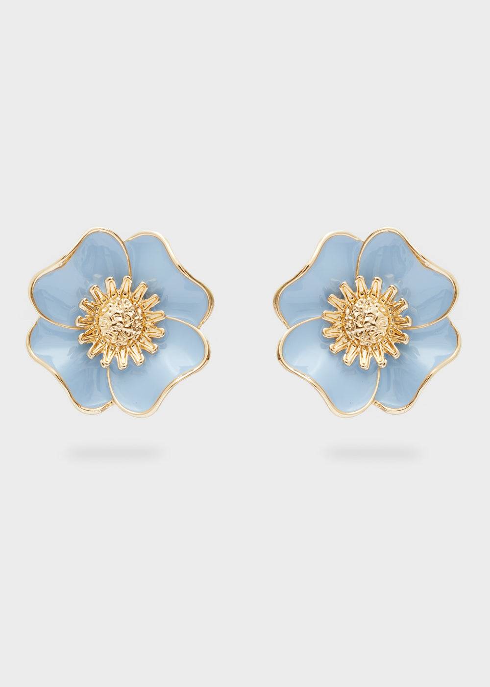 Nalí FLOWER LOBE ENAMEL EARRINGS + COLORS 2025