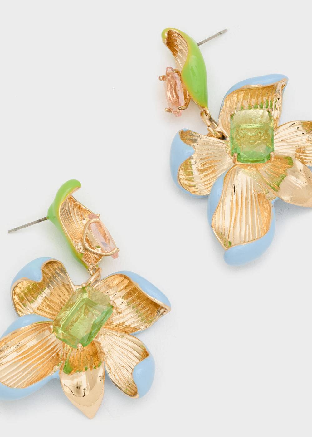 Nalí ENAMEL FLOWER EARRINGS + COLORS Italy