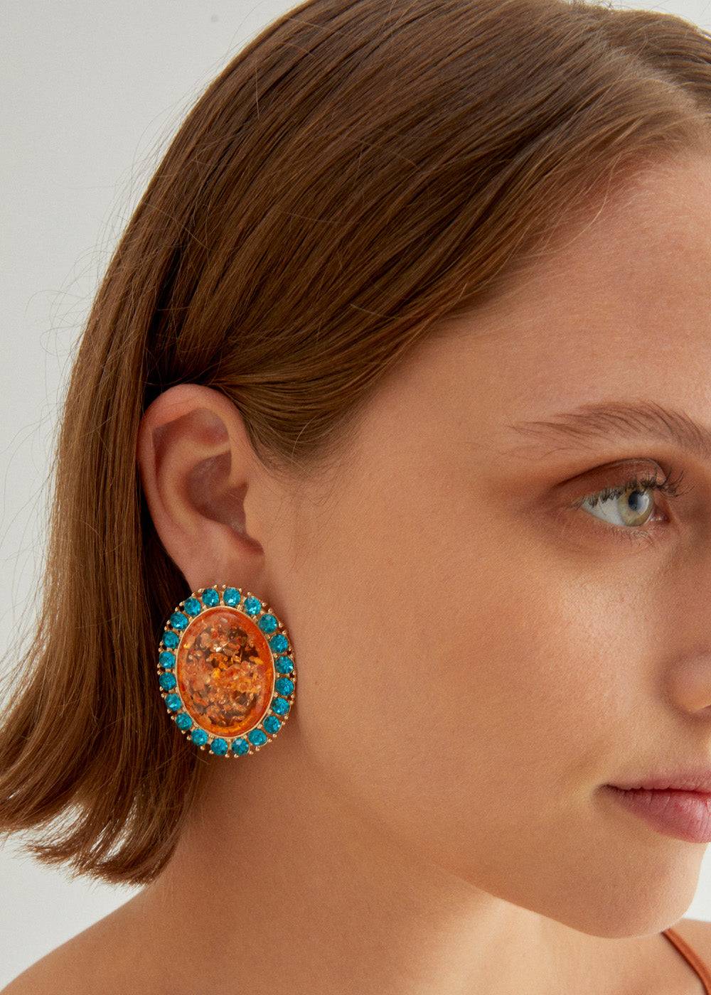 Nalí DENISE OVAL EARRINGS + COLORS Duty-free