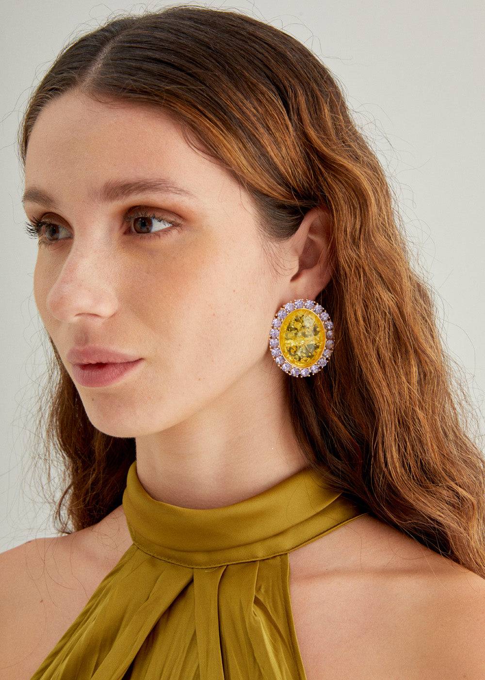 Nalí DENISE OVAL EARRINGS + COLORS Duty-free