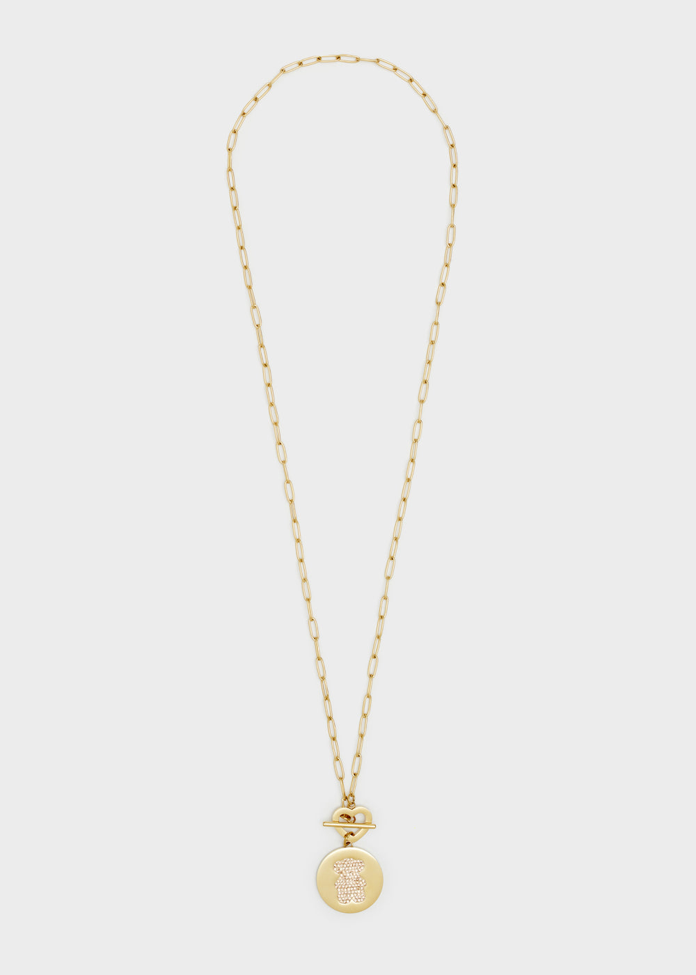 Nalí 14KT GOLD PLA. S. STEEL TEDDY NECKLACE Qualità