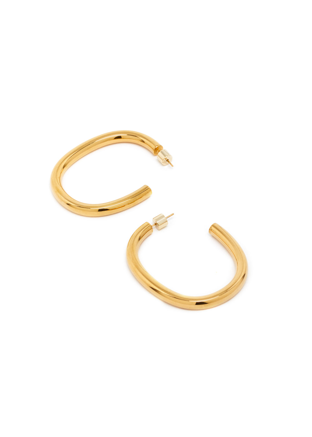 Nalí EARRINGS NINA HALF-HOOP GOLD COLOR Spedizione Gratuita