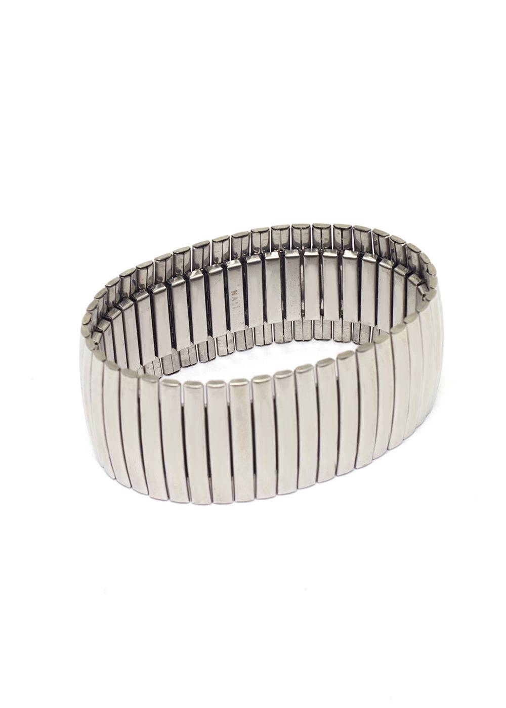 Nalí JARA ELASTIC BRACELET IN SILVER STAINLESS STEEL Offerta