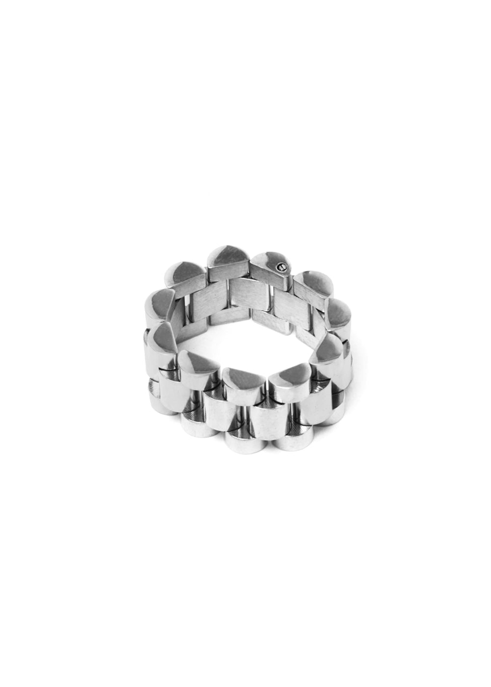 Nalí MORA SILVER CHAIN RING STAIN. STEEL Vendita Economica
