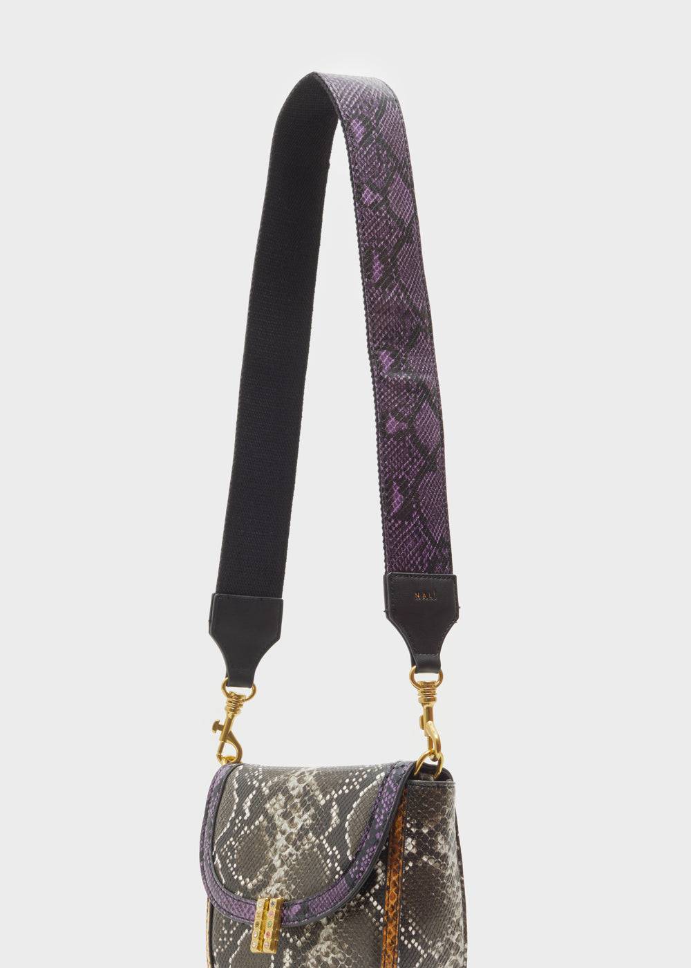 Nalí ADELINA STRAP W/ PURPLE SNAKE PRINT Acquista Ora