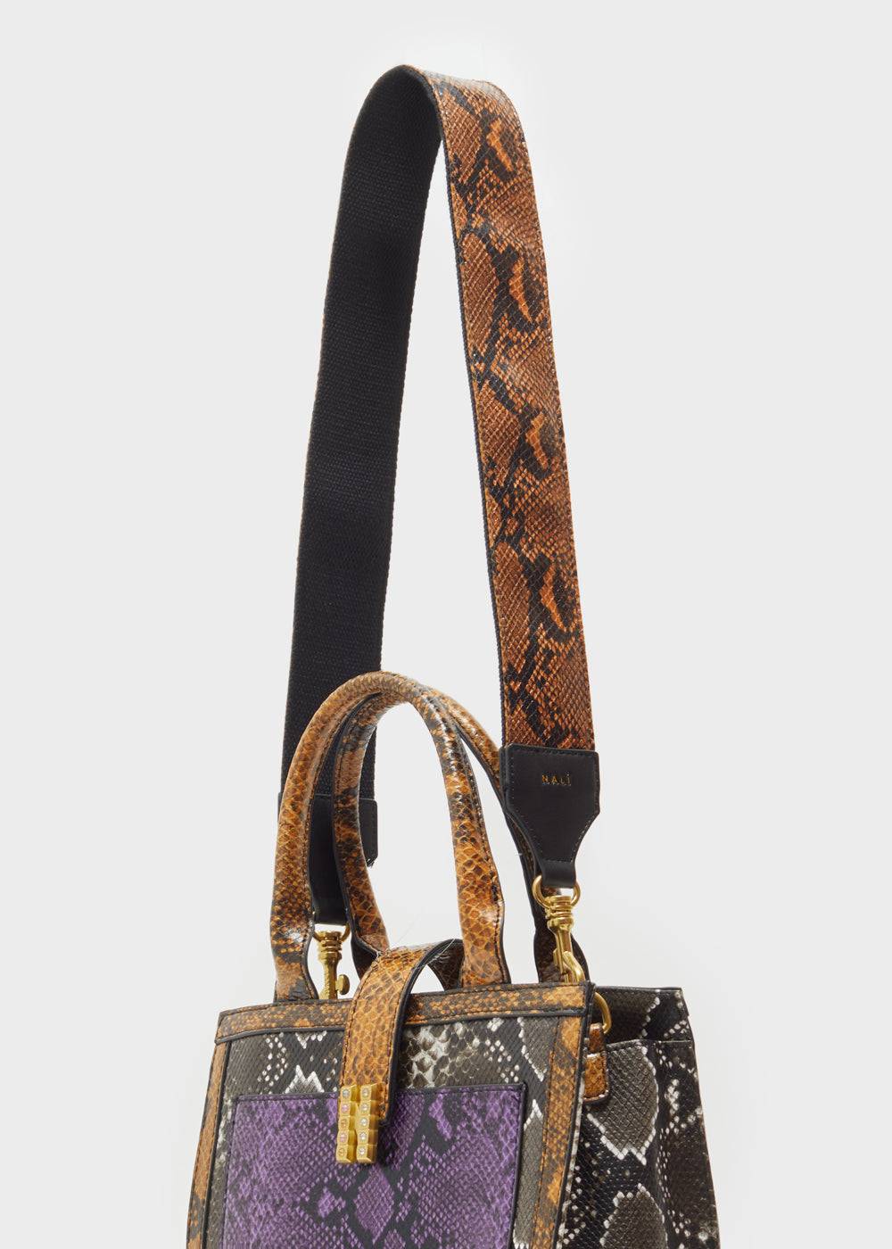 Nalí ADELINA STRAP W/ YELLOW SNAKE PRINT Consegna Veloce