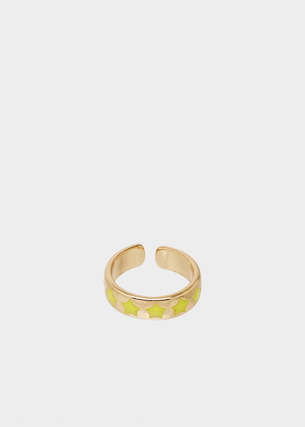 Nalí SUMMY ADJUSTABLE RING W/ YELLOW STARS Prezzo Ridotto