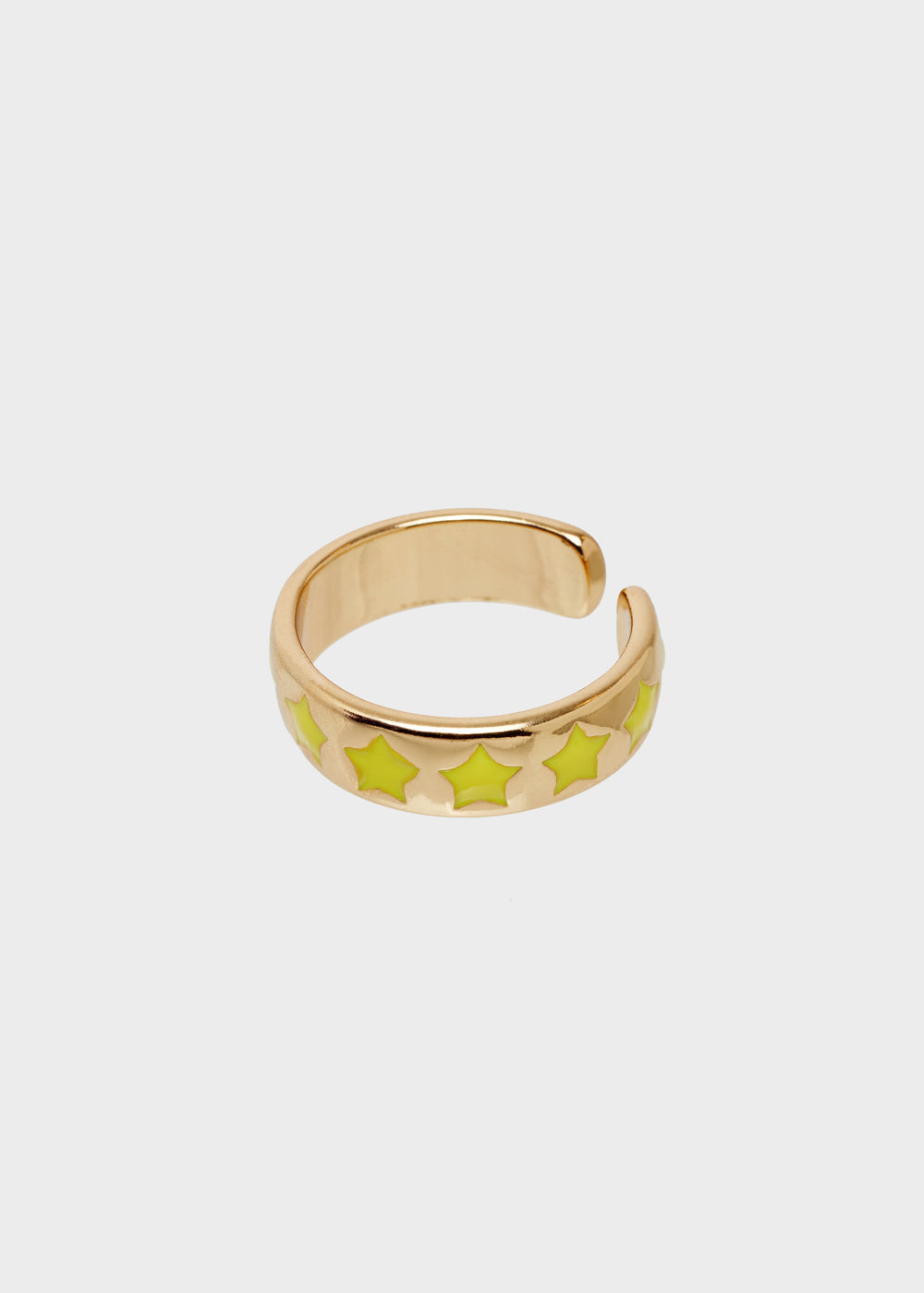 Nalí SUMMY ADJUSTABLE RING W/ YELLOW STARS Prezzo Ridotto