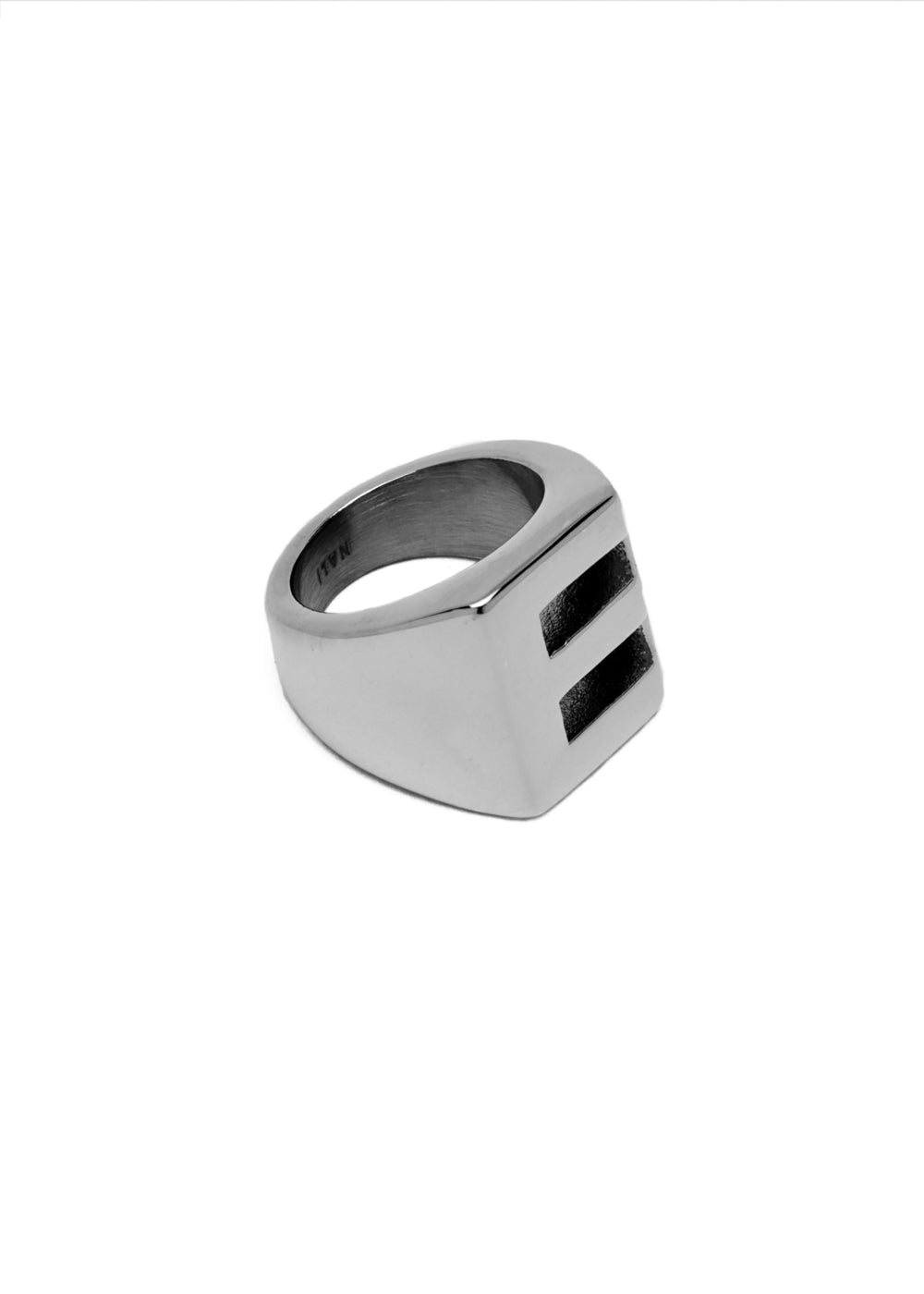 Nalí CHUNKY SILVER RING LETTER SIZE II + LETTERS Economico