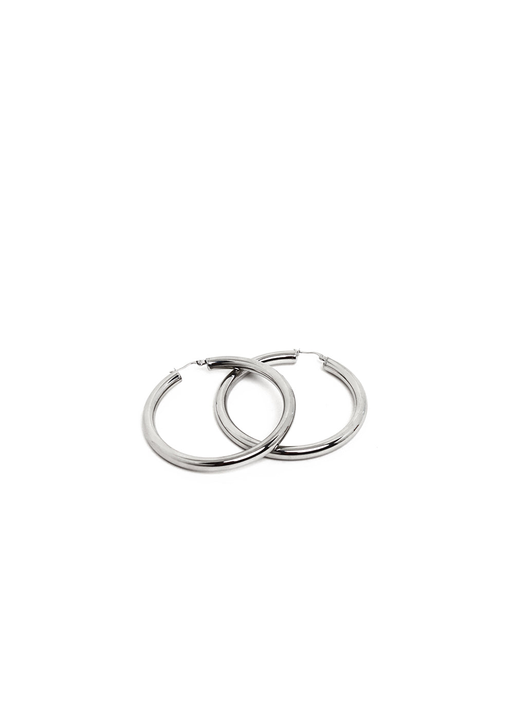 Nalí SOLLY LARGE HOOP EARRINGS IN STAINLESS STEEL Nuovi prodotti