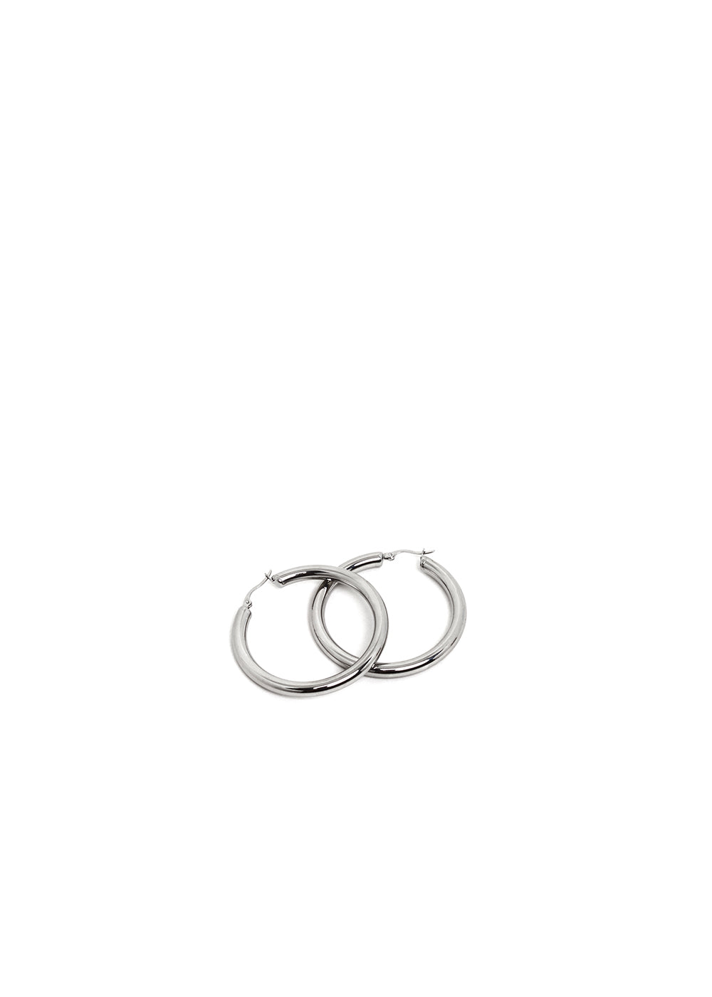 Nalí LENOR MEDIUM HOOP EARRINGS IN STAINLESS STEEL Bestseller