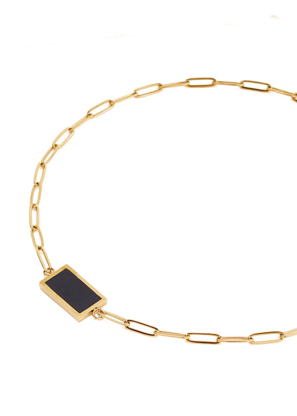 Nalí NECKLACE W/ PENDANT STAIN. STEEL. 18K GOLD PLATED Enormi risparmi
