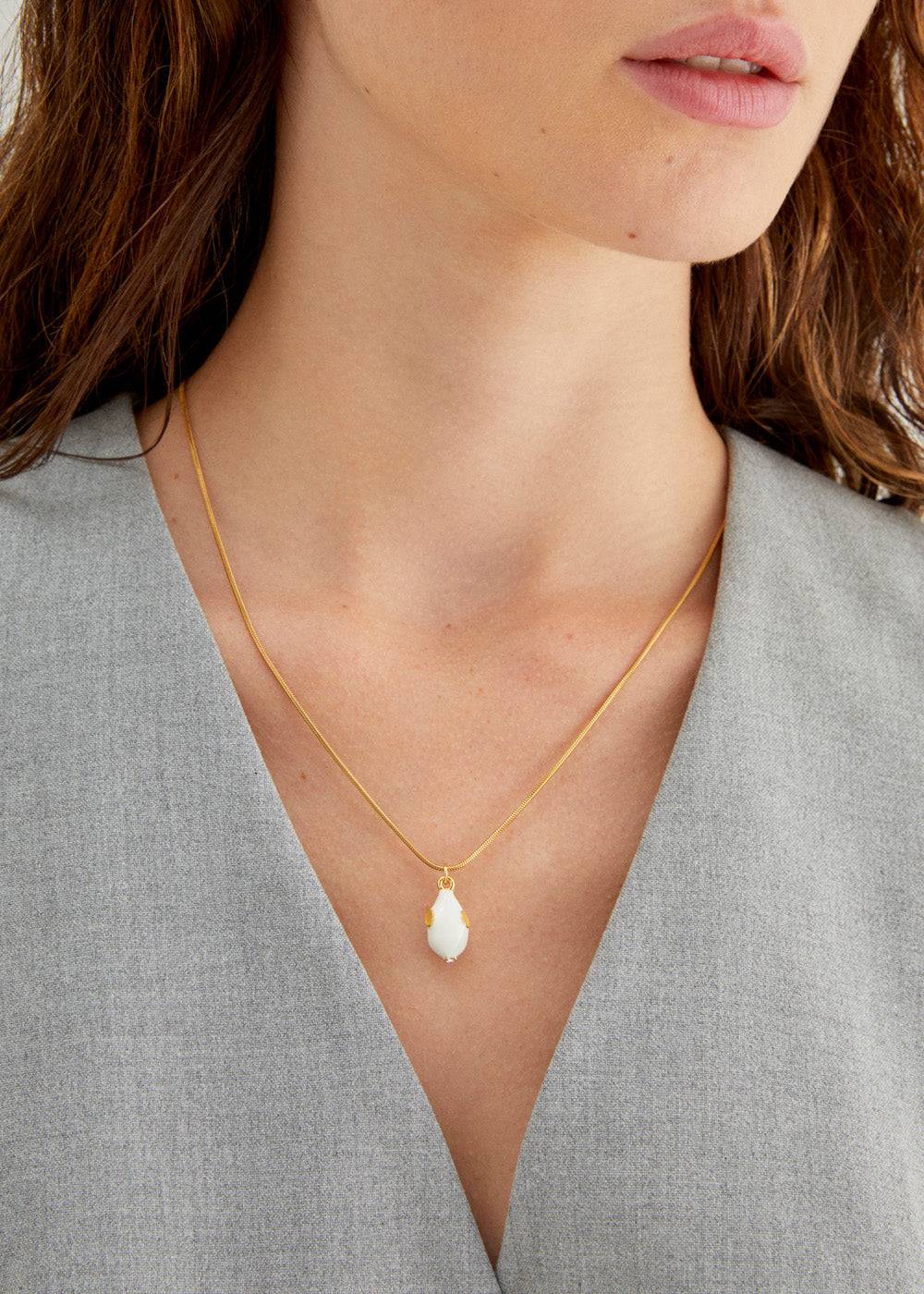 Nalí NIDIA NECKLACE W/ ENAMEL PENDANT + COLORS Offerta settimanale