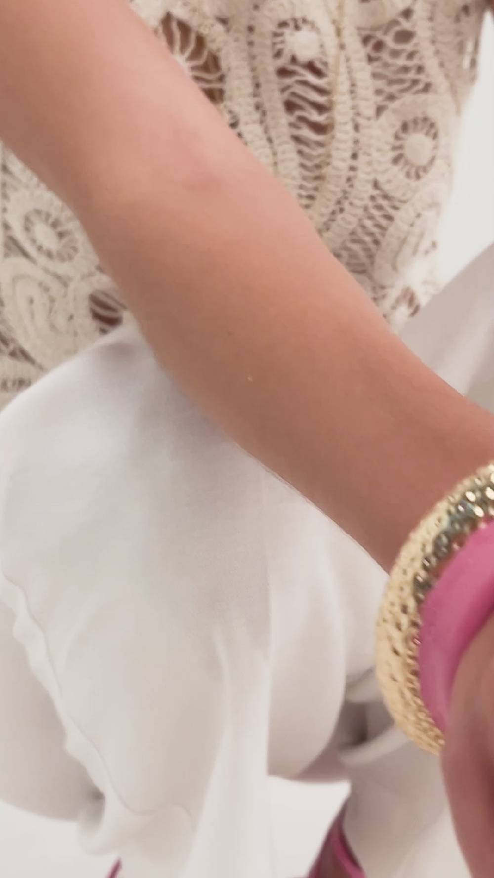 Nalí PIA ENAMEL BANGLE BRACELET + COLORS Rilascio limitato