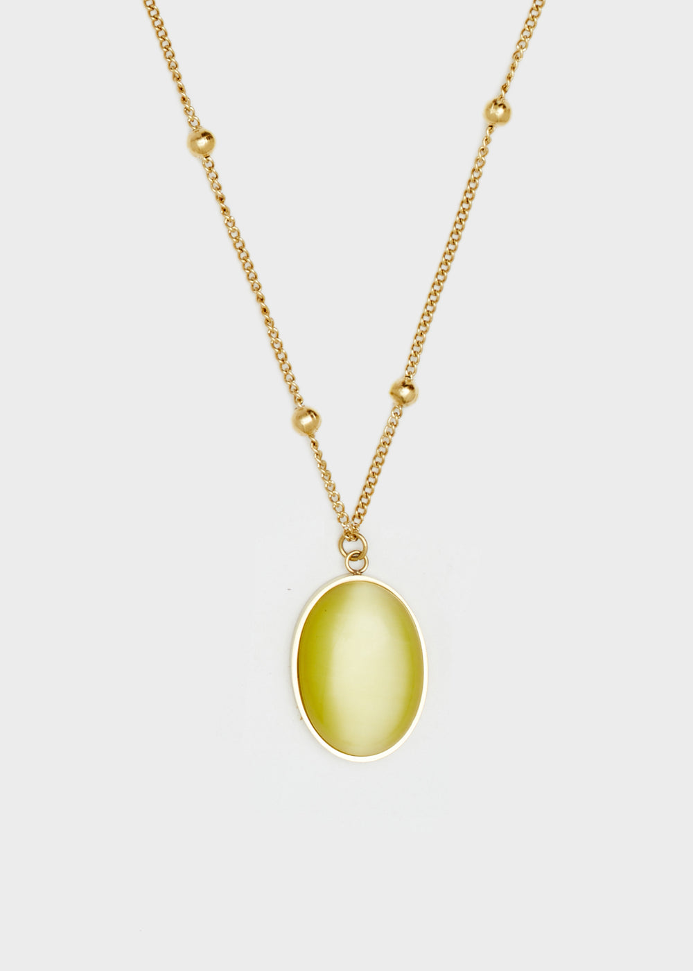 Nalí 14KT GOLD PLA. S. STEEL OPAL NECKLACE + COLORS Fino al 50% di sconto