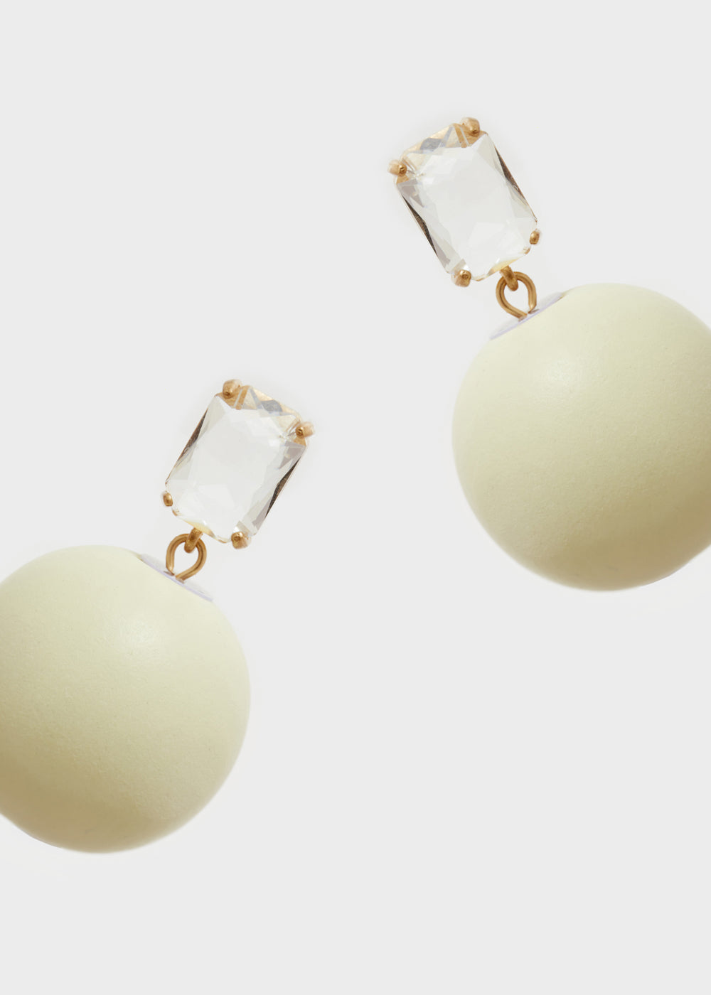 Nalí ITHACA EARRINGS W/ WOOD PEARL + COLORS Sostegno trimestrale