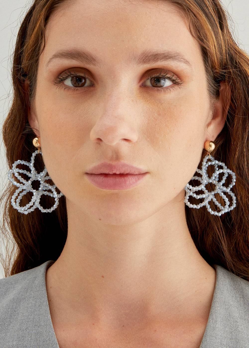 Nalí PETAL EARRINGS W/ BEADS + COLORS Fino al 55% di sconto