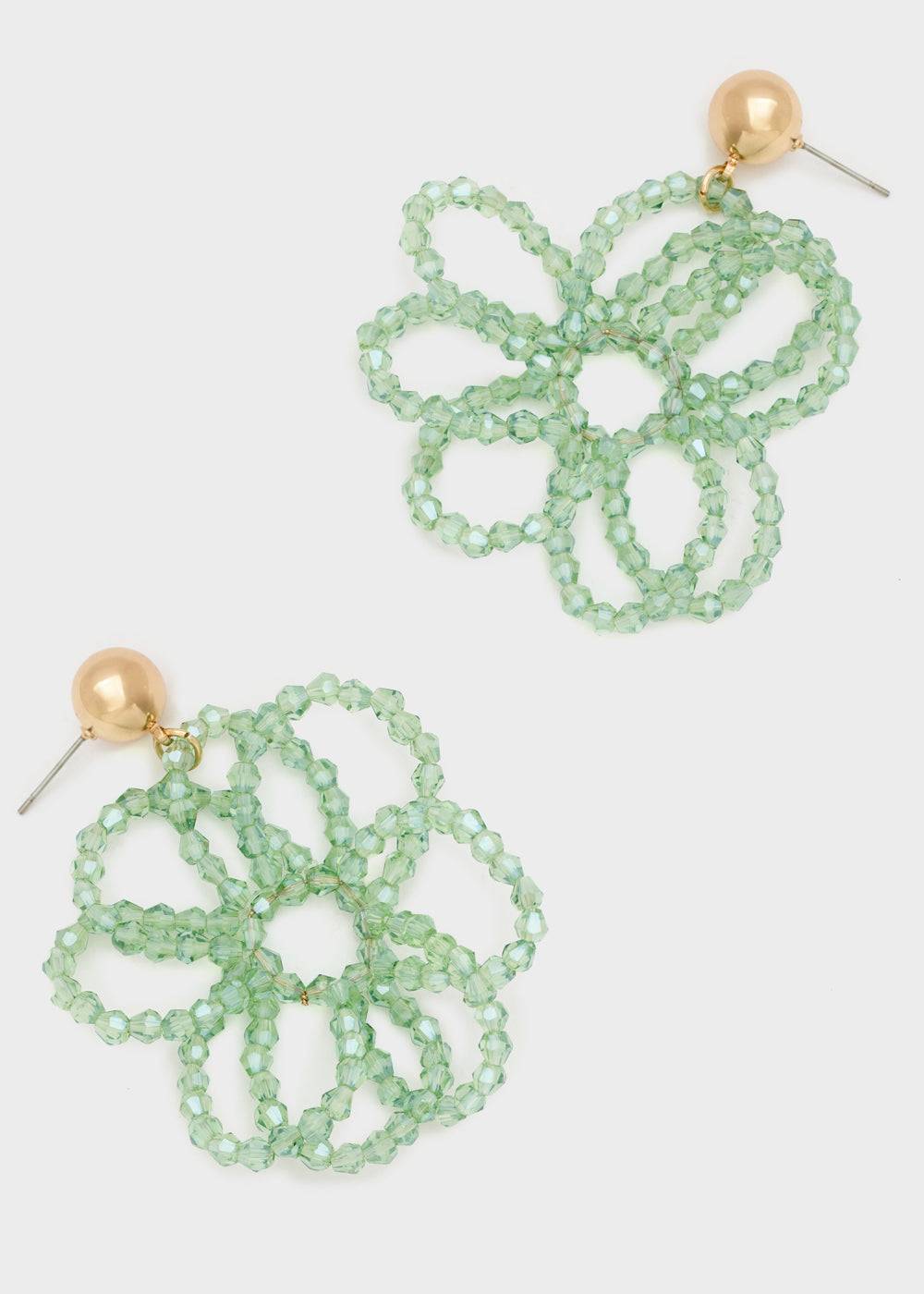Nalí PETAL EARRINGS W/ BEADS + COLORS Fino al 55% di sconto