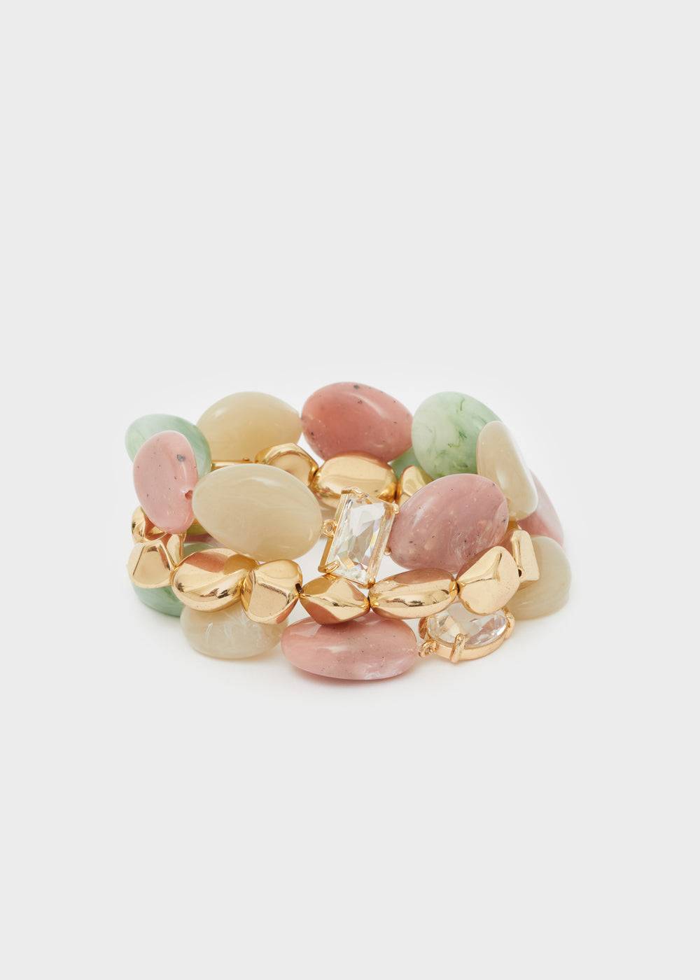 Nalí VENICE BRACELET SET IN RESIN + COLORS